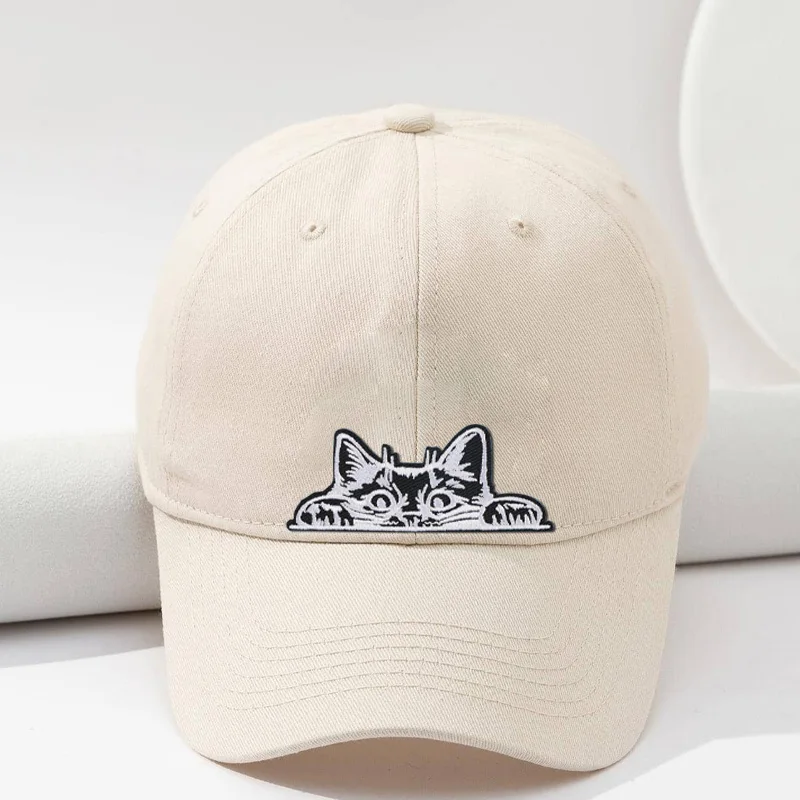 Parche termoadhesivo bordado gato furtivo insignia para ropa y gorras