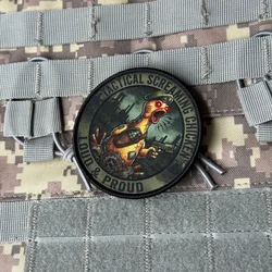 Parche táctico gancho y bucle pollo gritón – para mochila militar