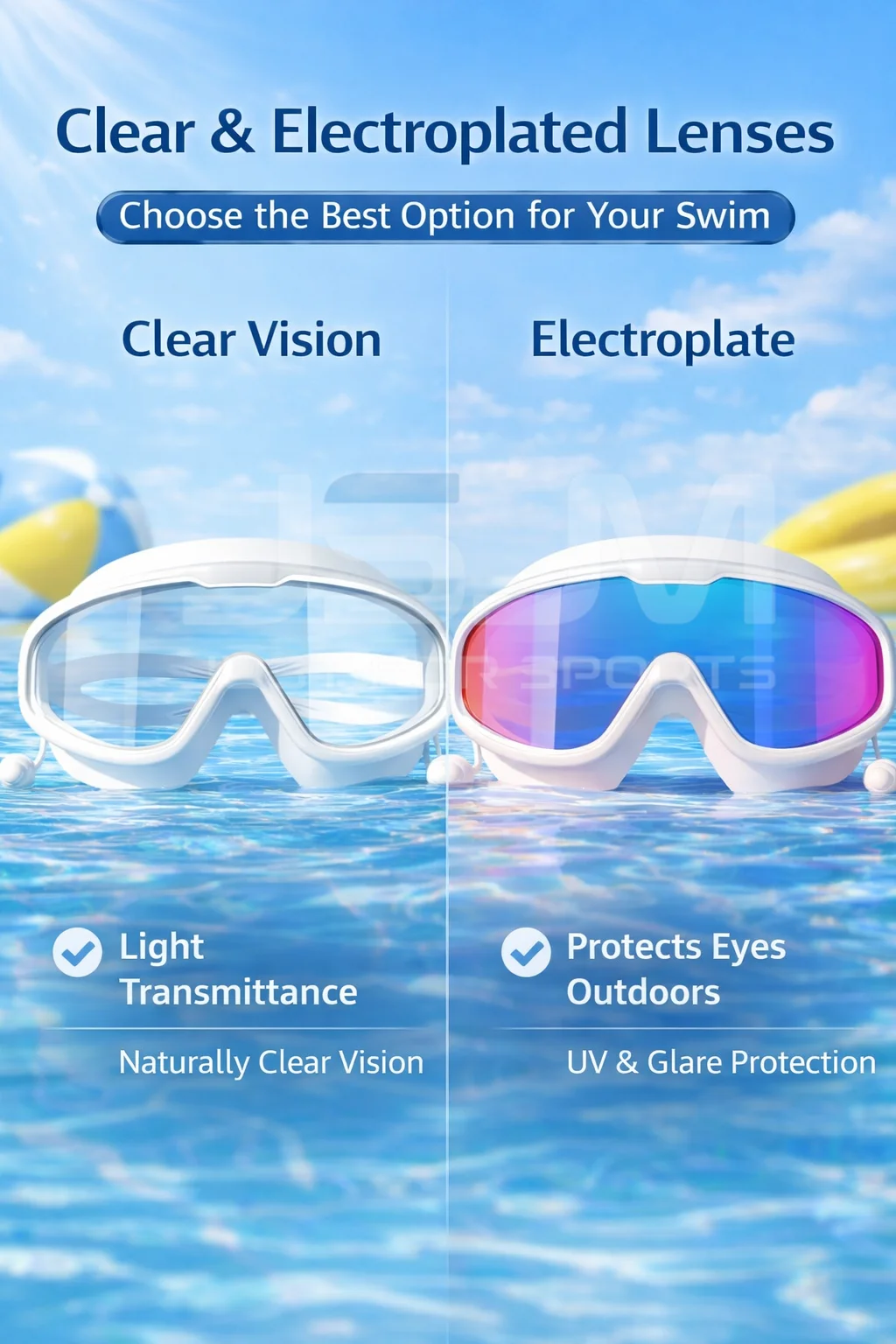 Gafas listas para entrenamiento