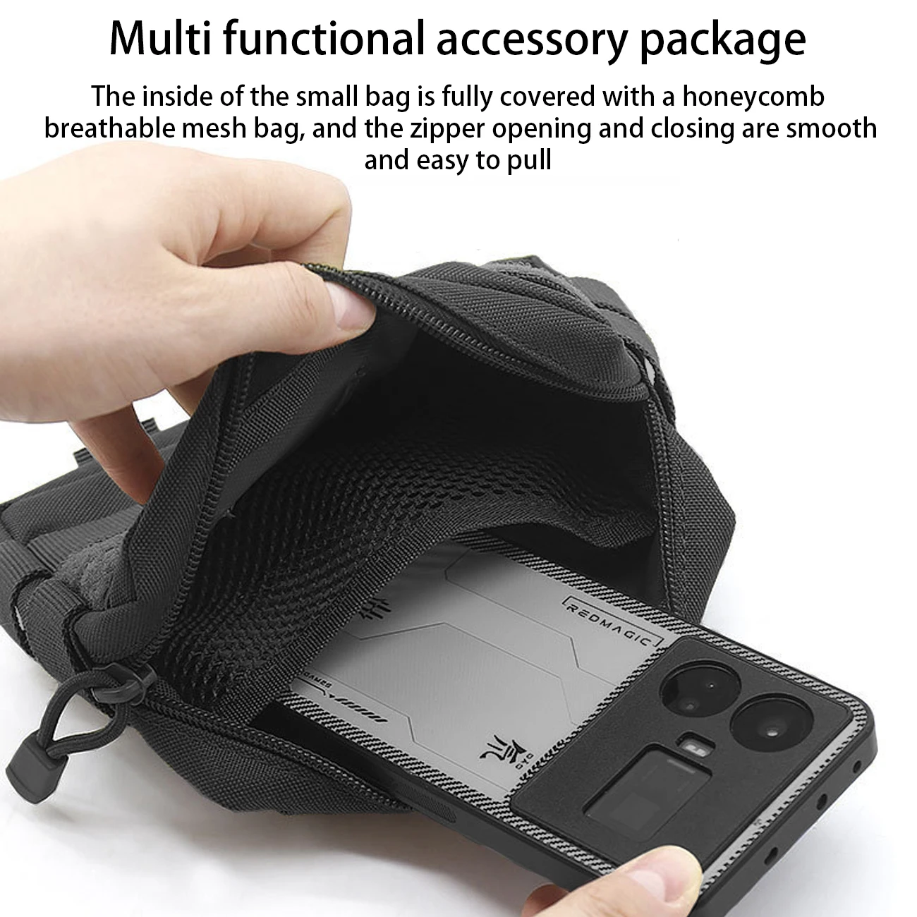 Bolsa Organizadora de Accesorios con Cremallera y Malla Interior - imagen 4