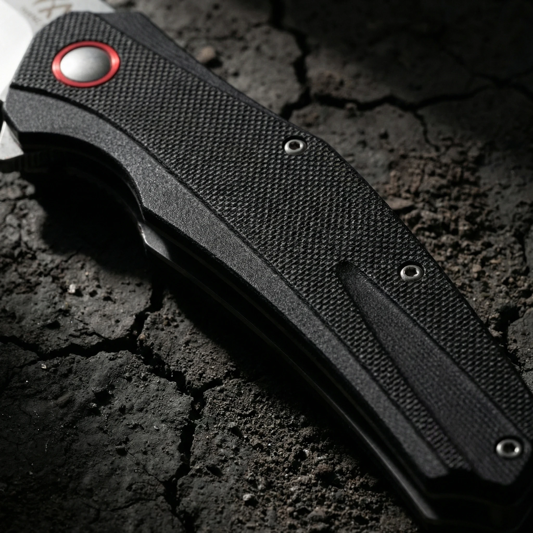 Cuchillo plegable de exteriores para emergencia, camping y senderismo