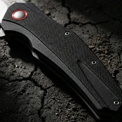 Cuchillo plegable de exteriores para emergencia, camping y senderismo