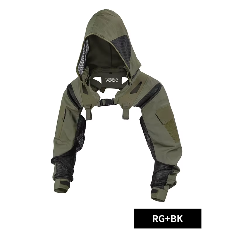 DMgear Abrigo táctico con capucha transpirable para aire libre - imagen 2
