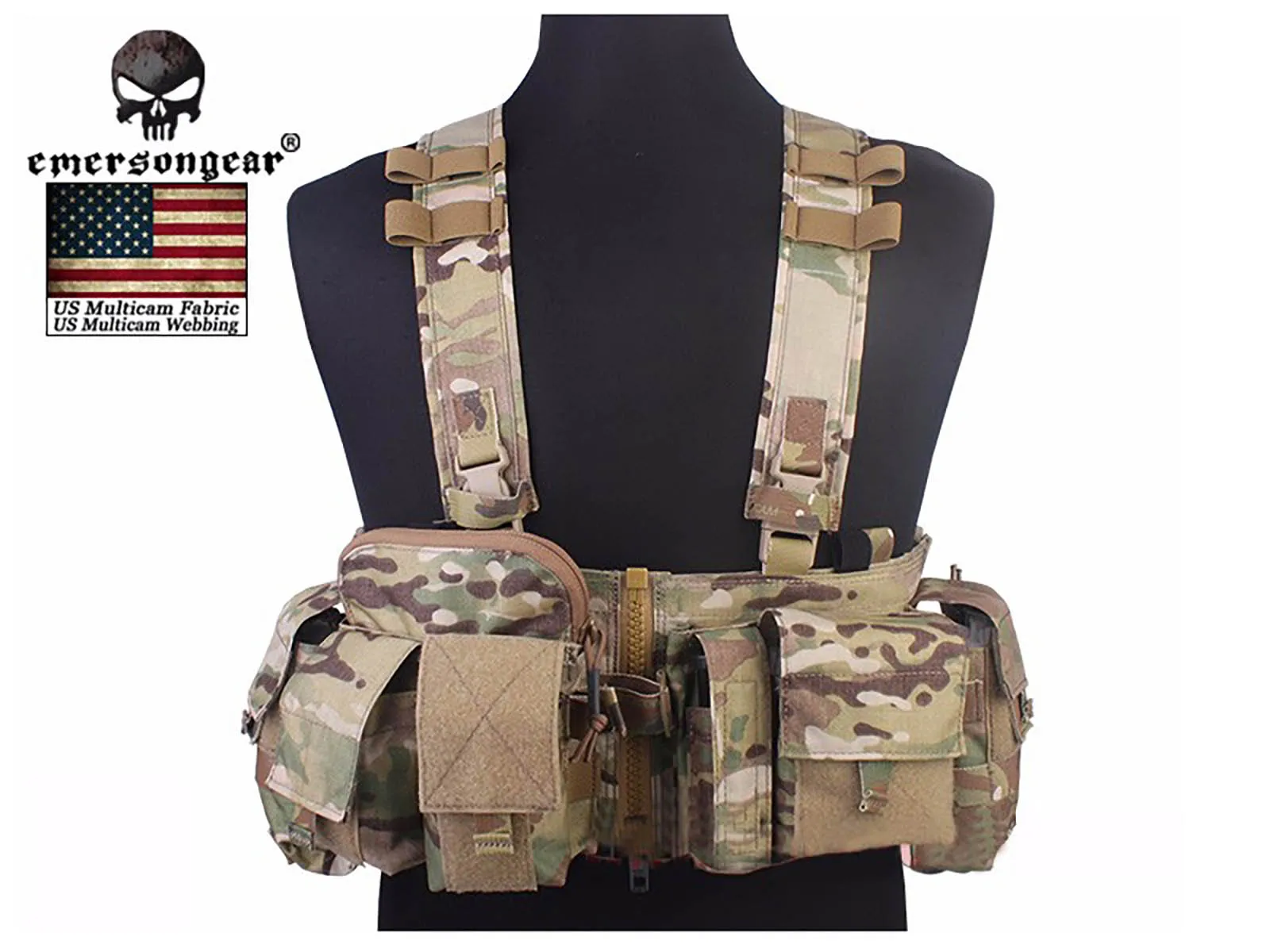 Emersongear chaleco táctico portaequipos frontal de combate - imagen 4