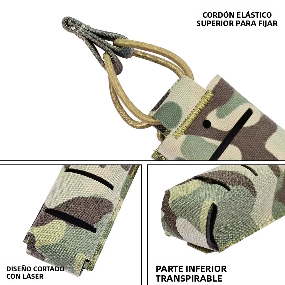 SINAIRSOFT Bolsa táctica MOLLE LSR airsoft con linterna y cargadores - imagen 5