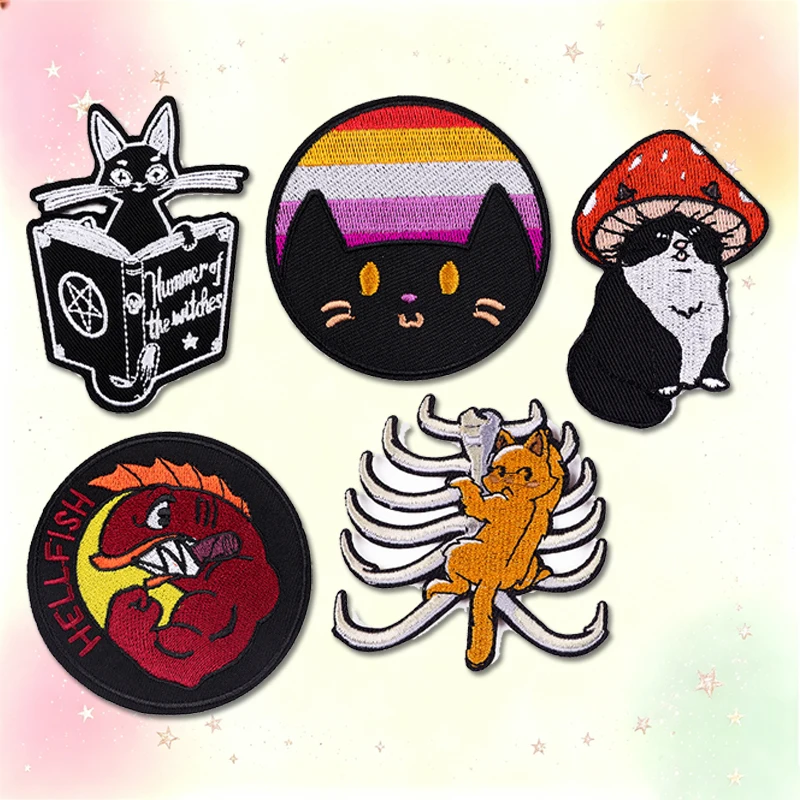 Parches bordados animales termoadhesivos – Set decoración textil - imagen 4