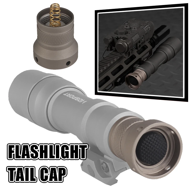 Interruptor de presión M300 M600 para linterna táctica Airsoft - imagen 3