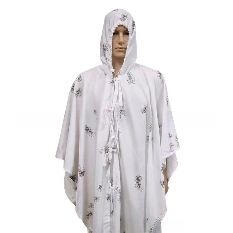Aspecto ghillie blanco en exterior