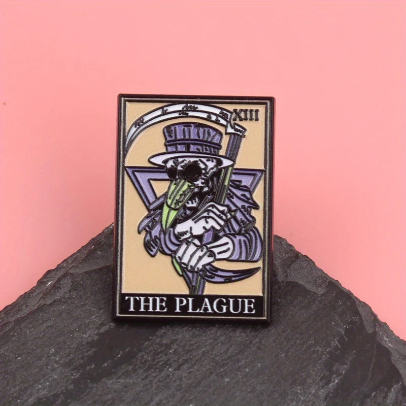 Pin táctico Morbus Ultima gótico médico de la peste obsidiana - imagen 2