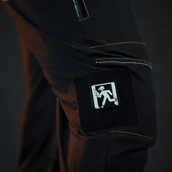 Parche táctico luminoso acrílico de seguridad para brazalete