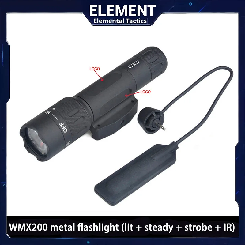 WMX200 Linterna táctica LED con mando remoto y modo estroboscópico - imagen 5