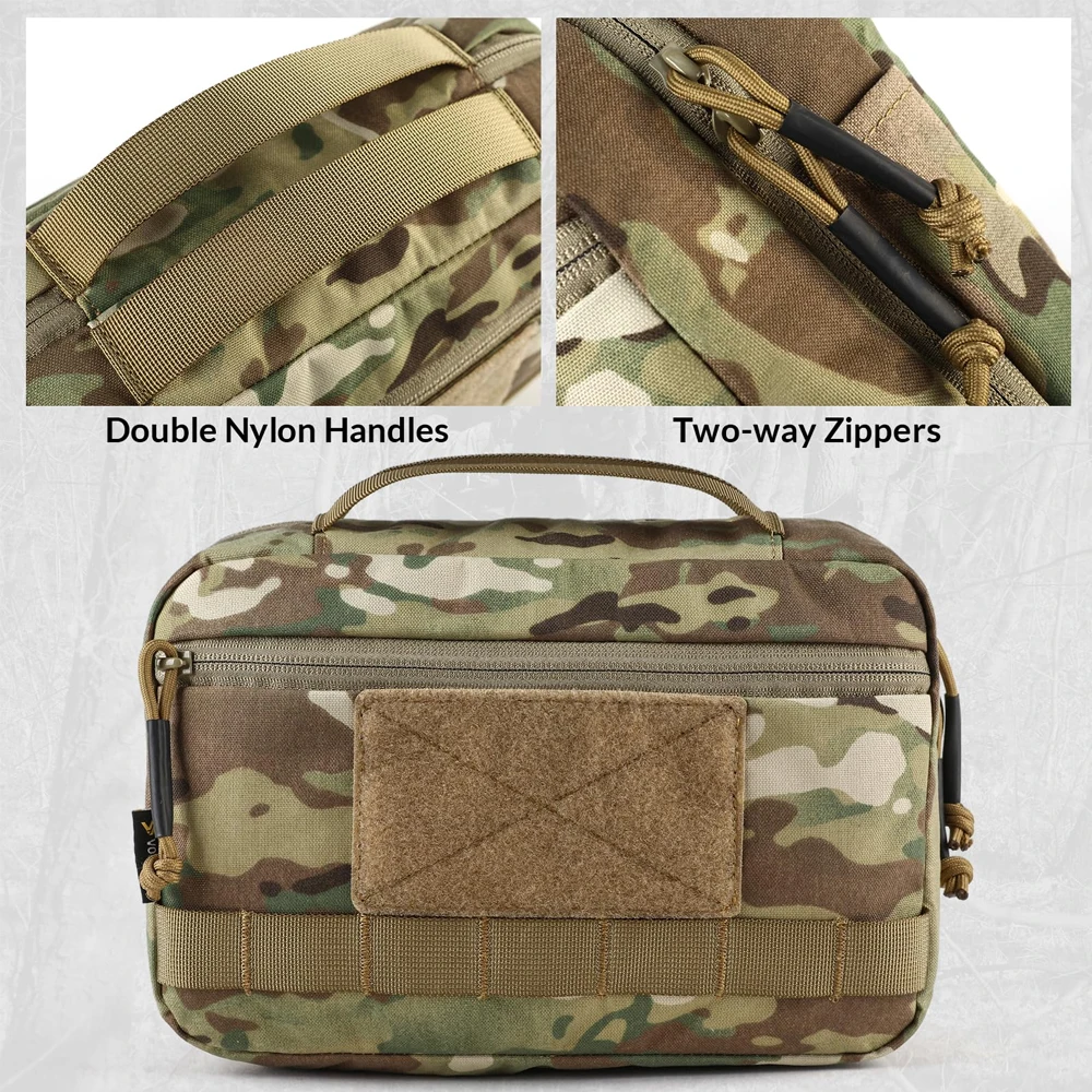Bolsa de aseo táctica MOLLE EDC compacta hombre para camping - imagen 3