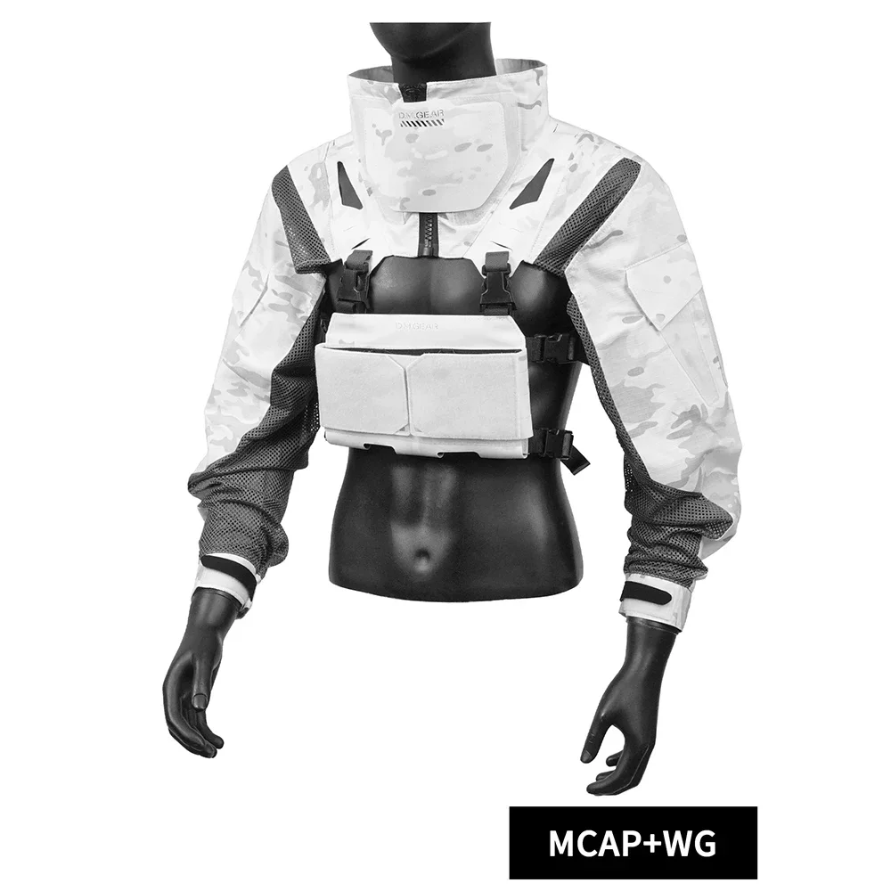 DMGear chaqueta táctica de combate con bolsa cargadores camuflaje