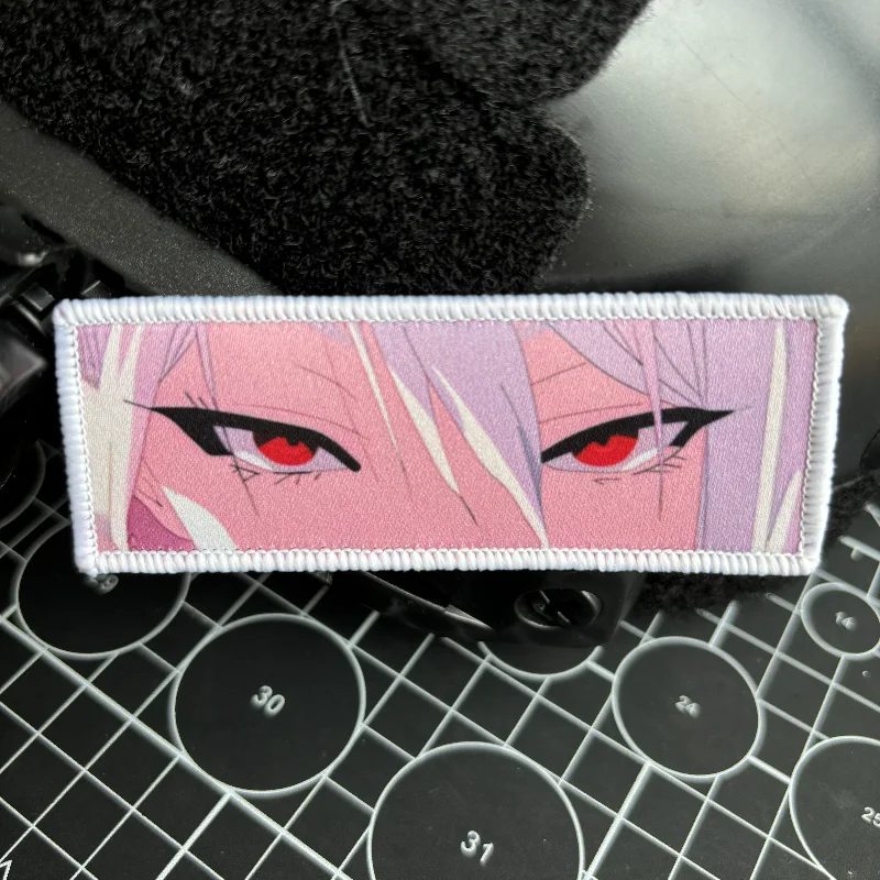 Parche táctico Chainsaw Man anime – Velcro para mochila militar - imagen 3