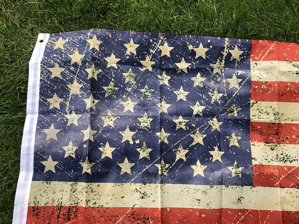 Banderín táctico vintage tejino teñido USA - imagen 5