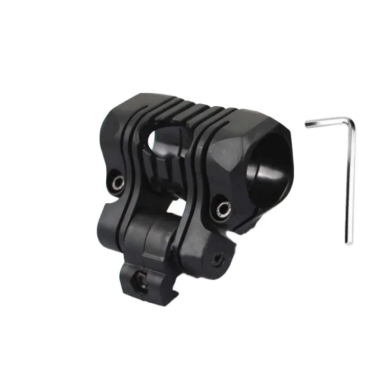 Montura táctica para linterna de casco con giro ajustable - imagen 2