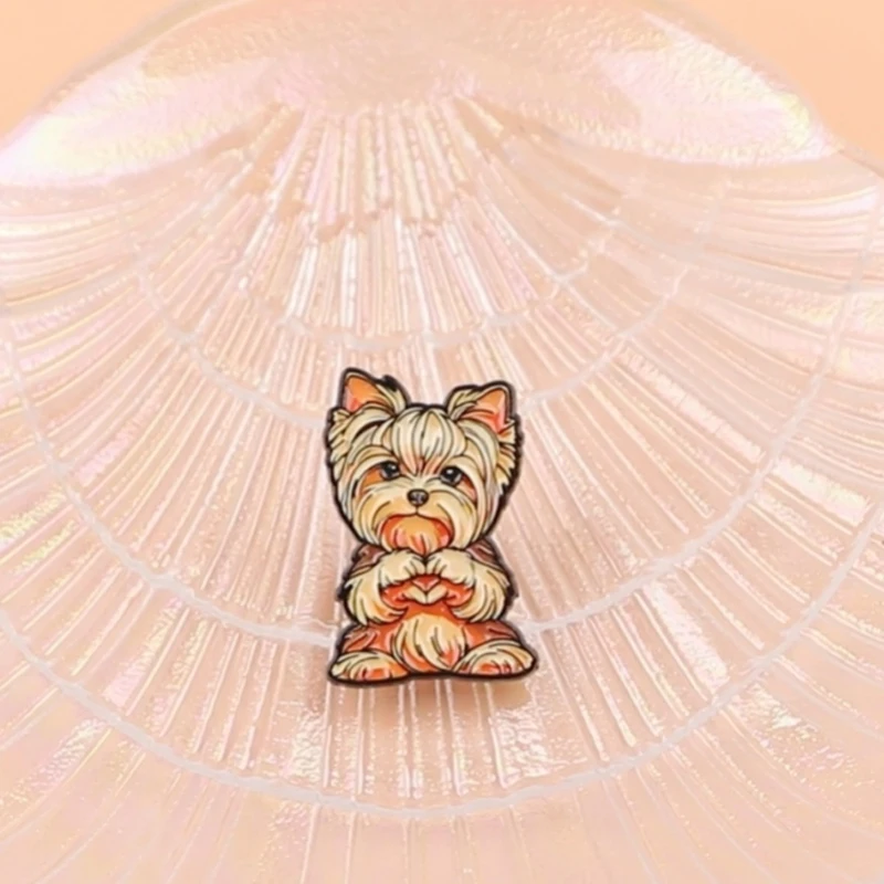 Pin esmalte perro tactico – Broche metalico mochila sombrero