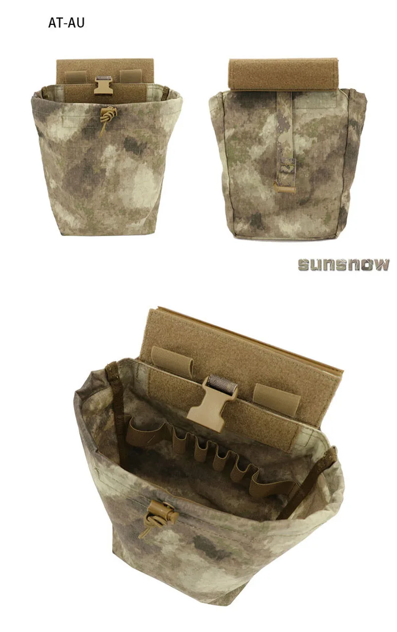 Vista lateral mostrando el volumen plegado