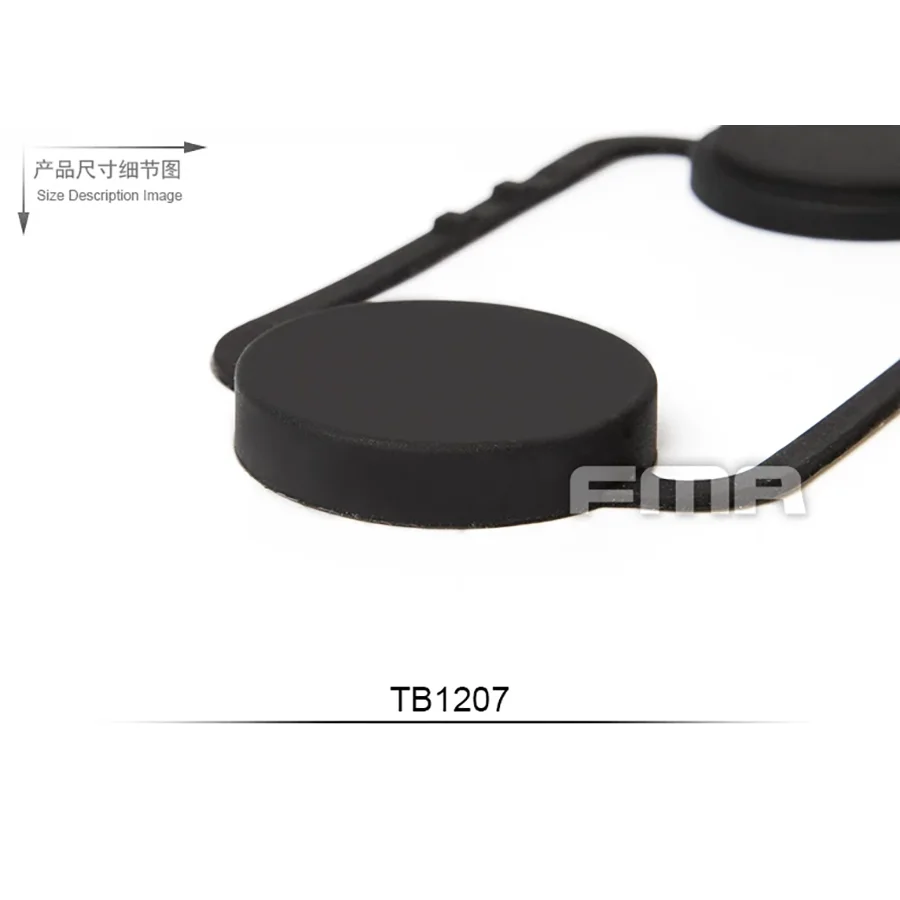 Junta protectora de goma para lentes PVS18 FMA táctica - imagen 2