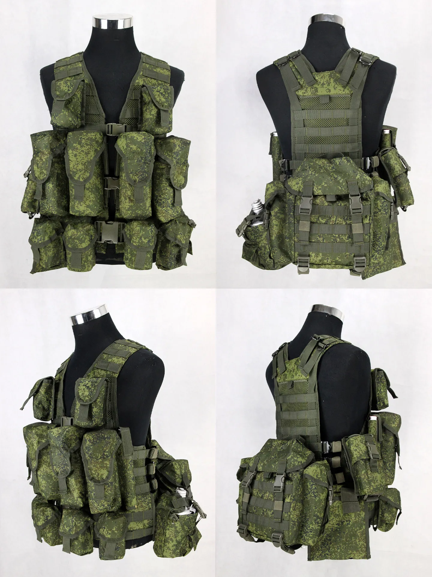 Chaleco táctico de camuflaje