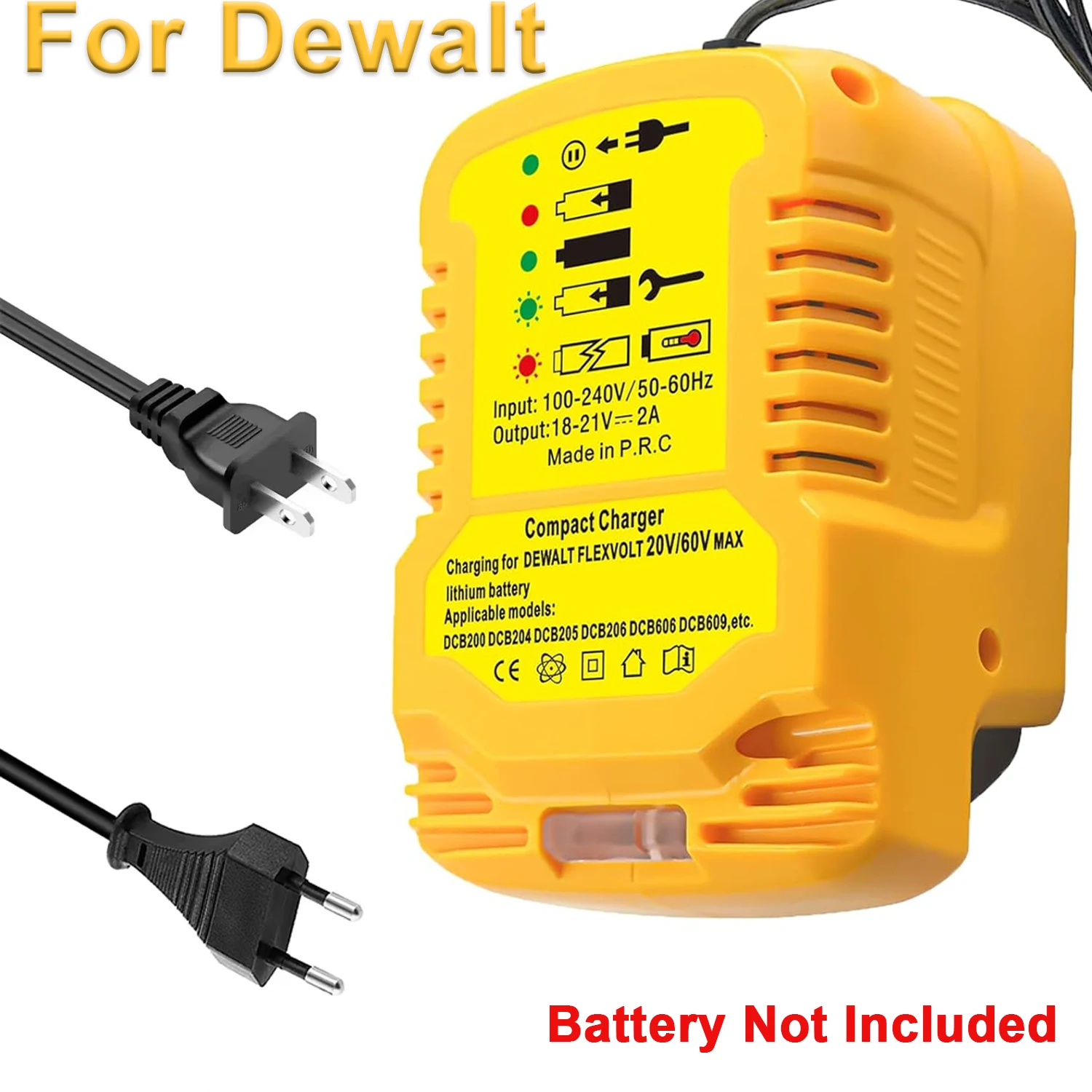 Cargador compacto DEWALT DCB112 para baterías de litio - imagen 3