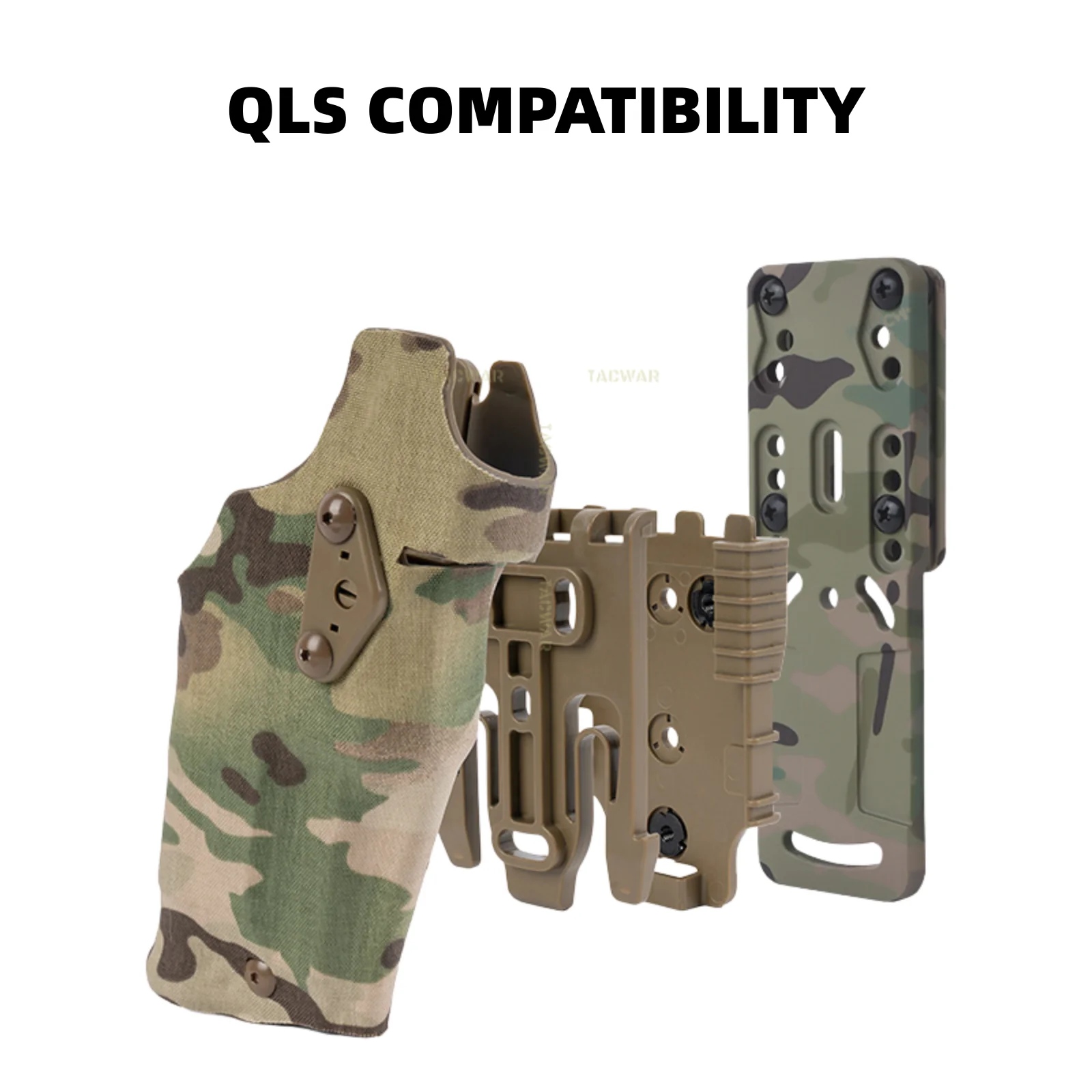 Plataforma táctica de pierna de aluminio para funda QLS - imagen 3