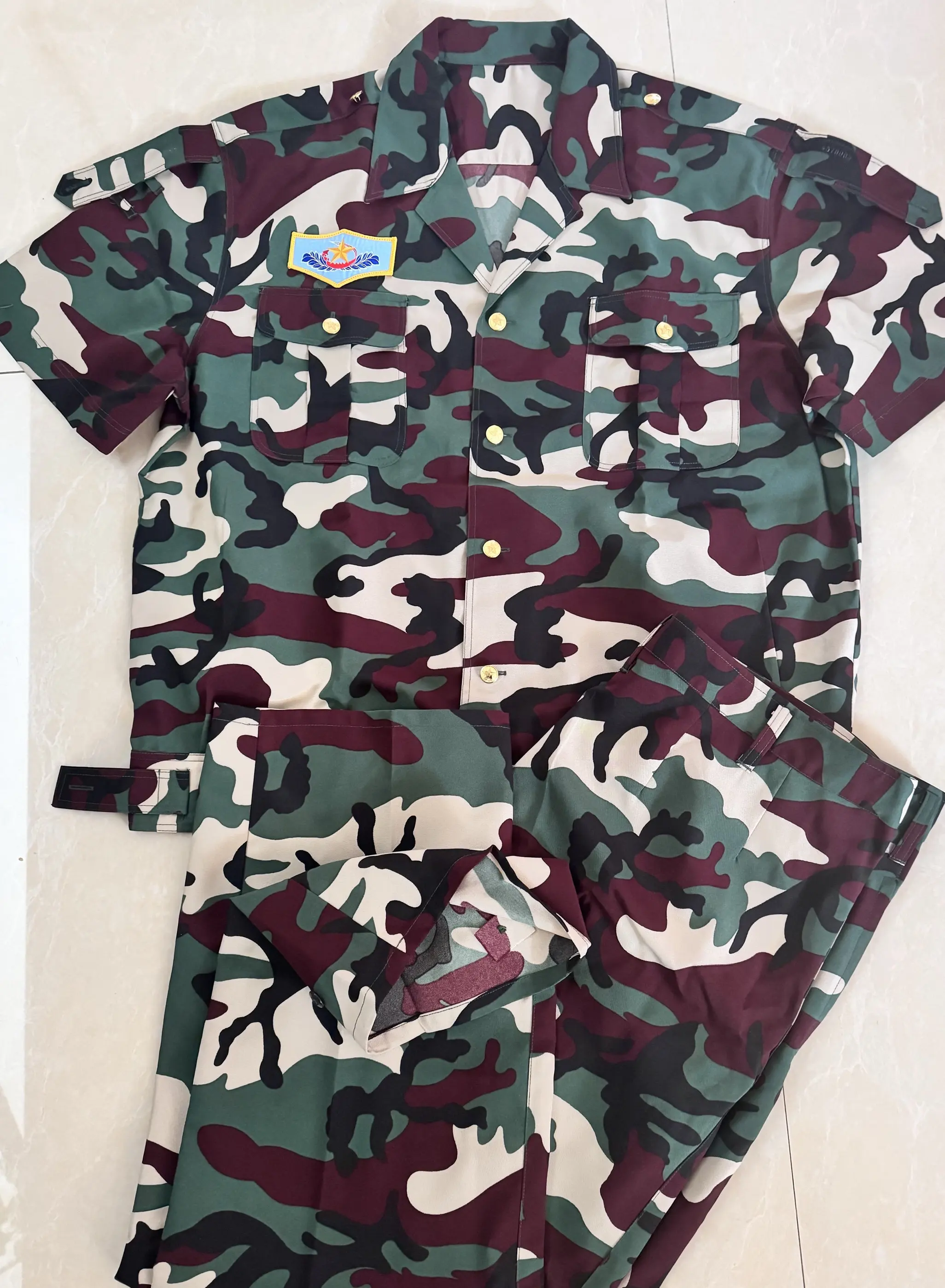 Chaqueta táctica camuflaje manga corta transpirable secado rápido - imagen 3