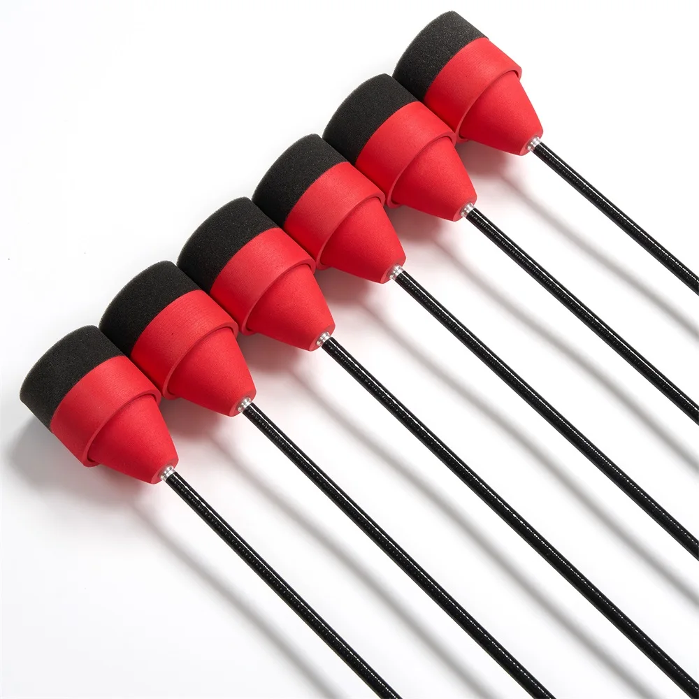 Flechas fibra de vidrio tiro arco – Set puntas espuma práctica y caza - imagen 4