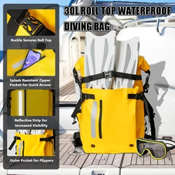 Bolsa estanca impermeable con cierre enrollable para buceo y kayak