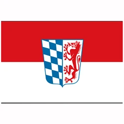 Bandera Baja Baviera estandarte regional alemán original