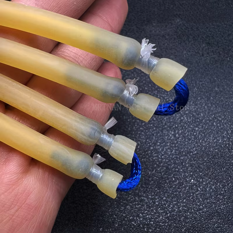 Tirachinas táctico caza banda elástica látex potente resistente - imagen 5