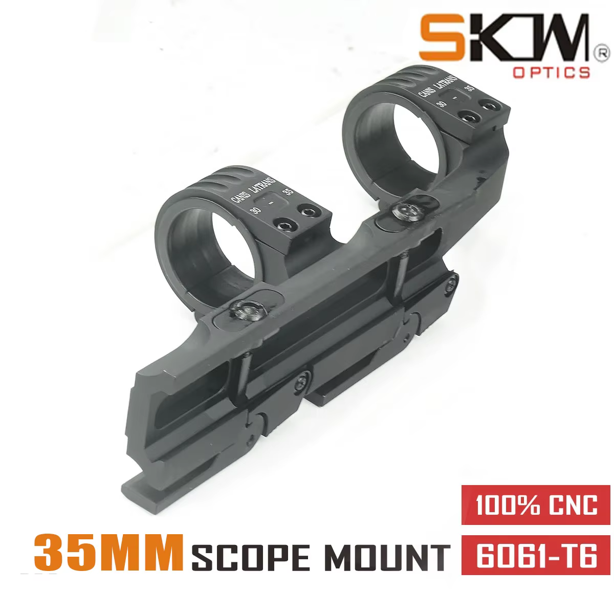 SKWoptics Montura Picatinny QD AR15 M4 – Adaptador 30mm 35mm - imagen 5