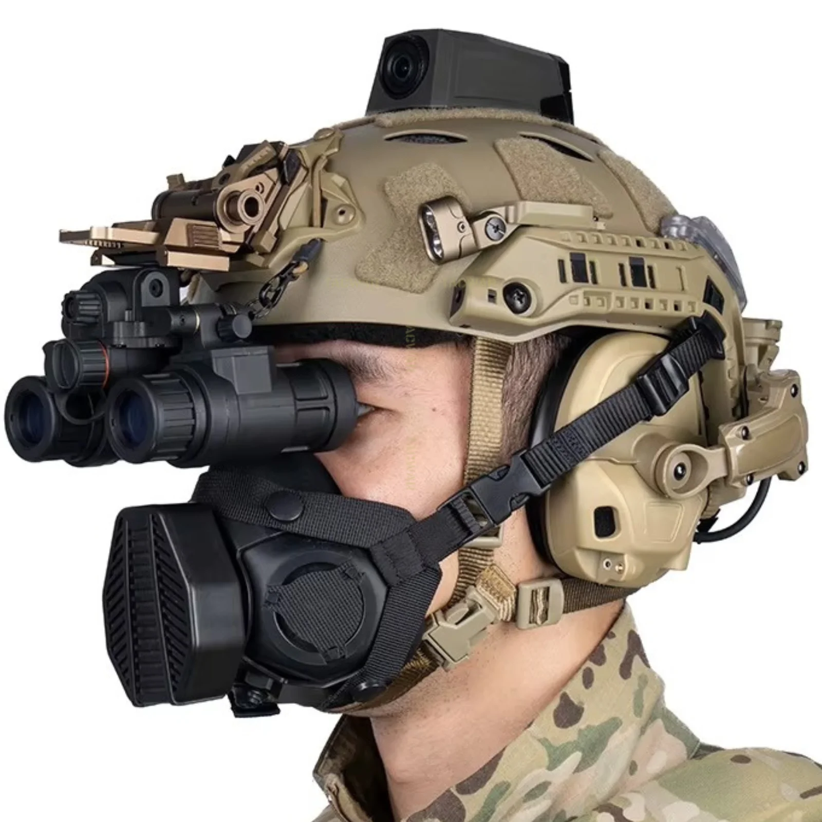 Riel ARC modular 5 posiciones casco táctico - imagen 4