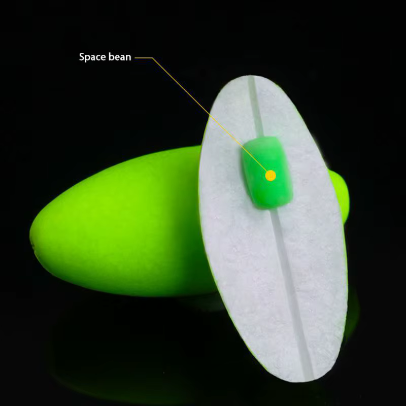 Flotador táctico negro para pesca con mosca – Accesorio de silicona - imagen 4