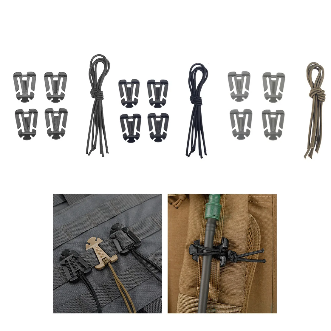 Hebillas y correas MOLLE para chaleco táctico y mochila - imagen 5
