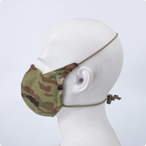 Máscara táctica camuflaje OCP W2 con puente nasal metálico