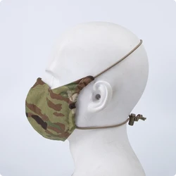 Máscara táctica camuflaje OCP W2 con puente nasal metálico