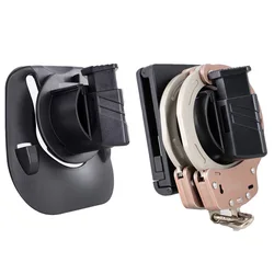Funda de esposas liberación rápida – Cinturón policial táctico 5,5 cm