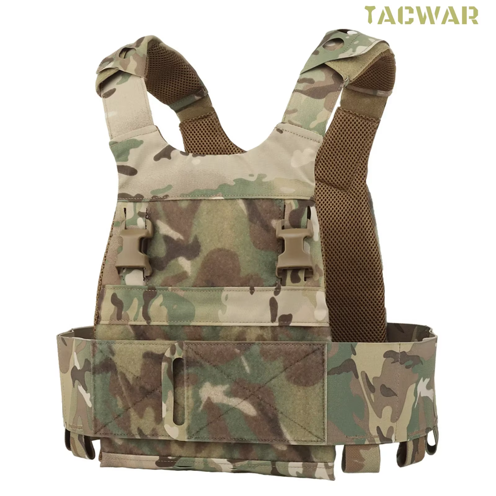 Portador de placa MOLLE perfil bajo – Chaleco táctico Airsoft