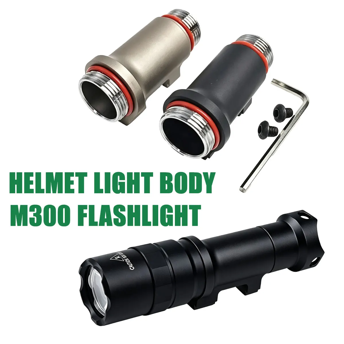 Soporte para linterna táctica Scout Light M300/M600, riel de 20 mm - imagen 5