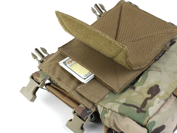 Panel táctico de pecho PEW Tactical con bolsillo para mapa oculto - imagen 5
