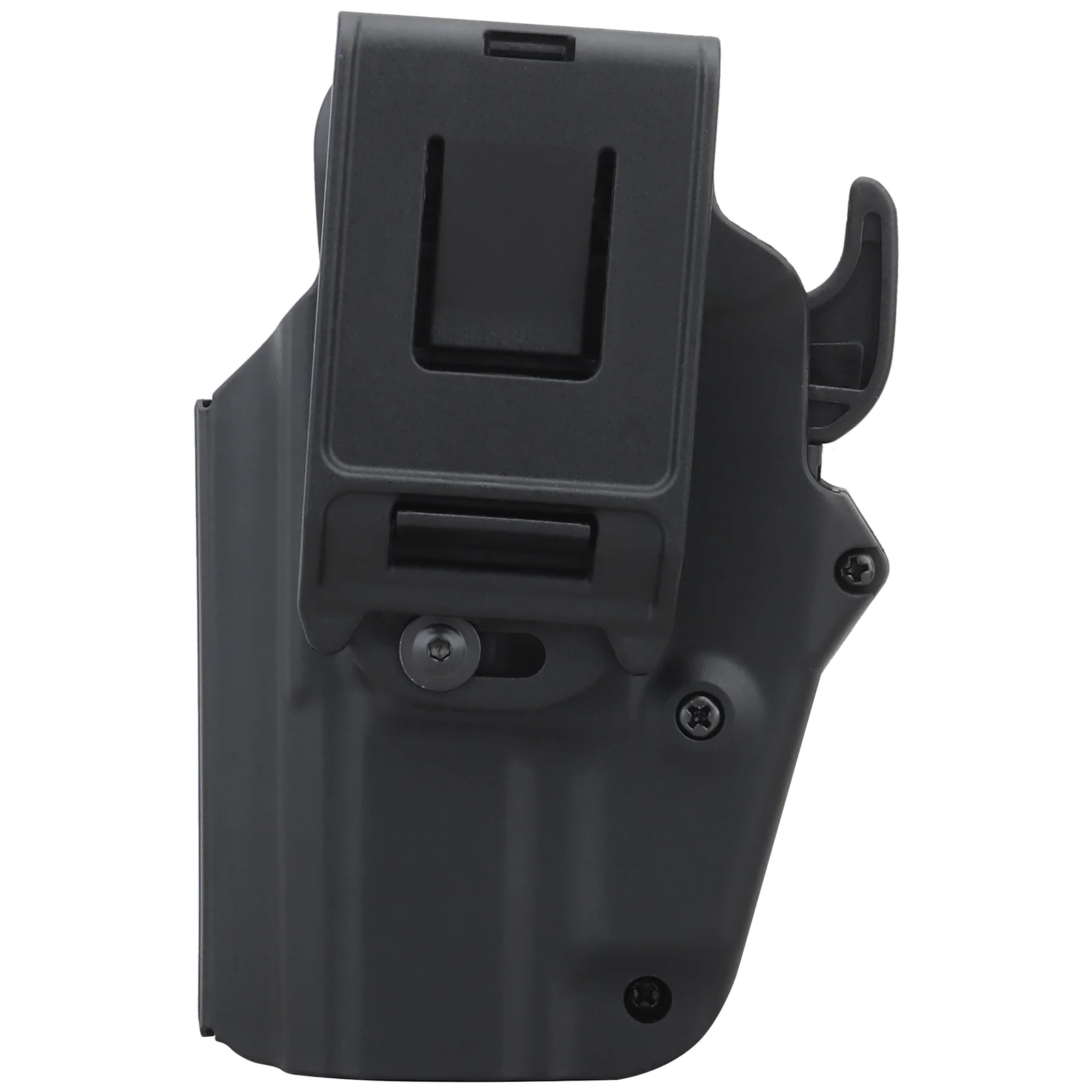 Detalle del sistema de ajuste y clip trasero