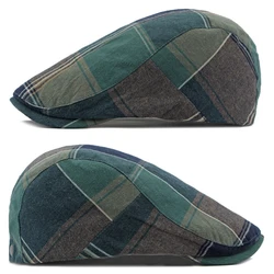 Gorra táctica tipo newsboy ripstop con visera pico de pato retro