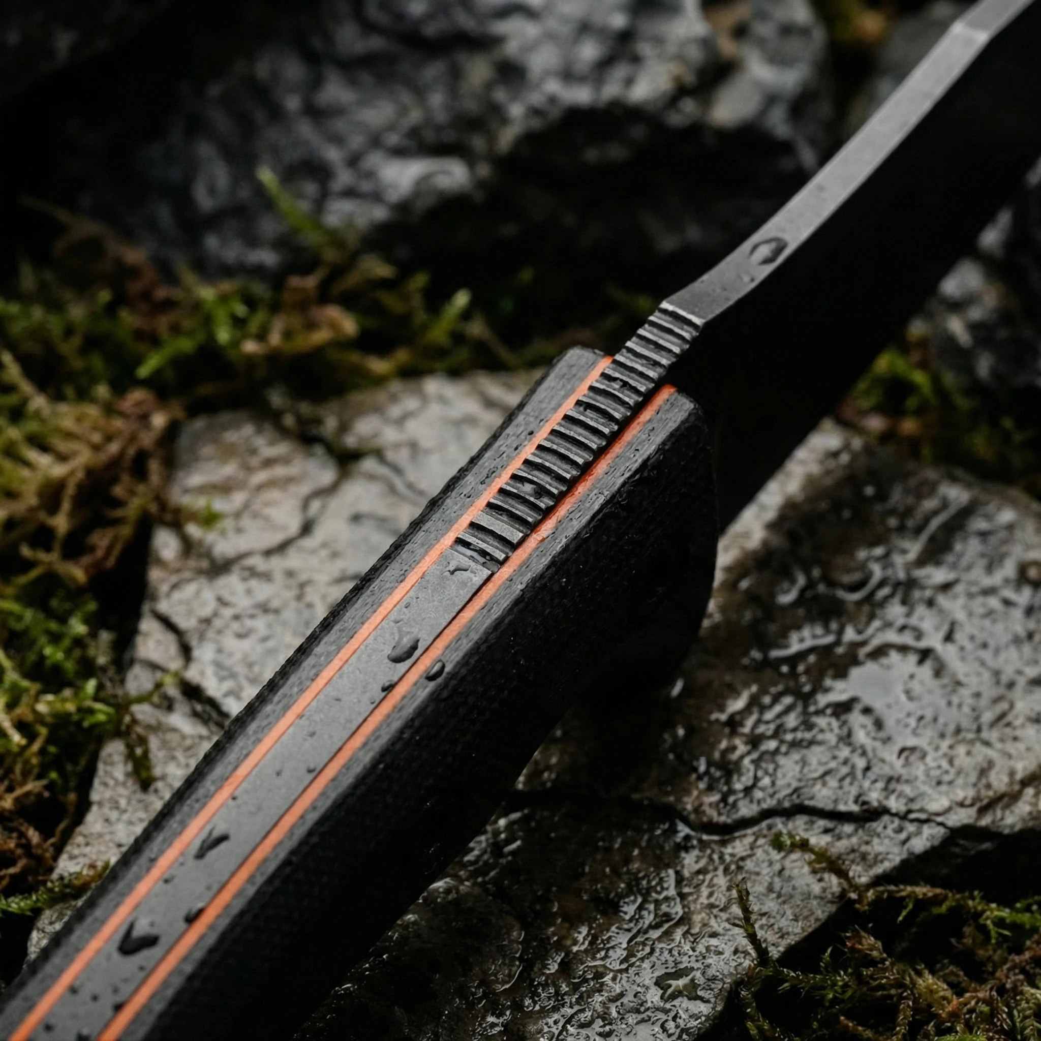 Cuchillo fijo táctico de acero para exteriores y supervivencia - imagen 3