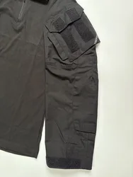 Camisa de combate táctica G3 piel de rana negro – hombre