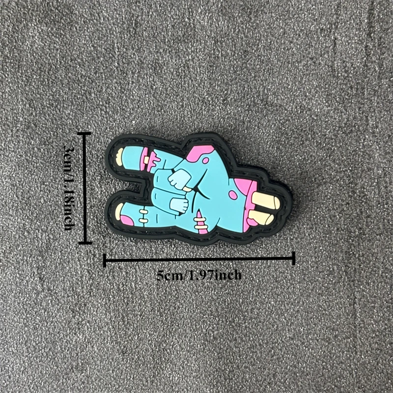 Parches tácticos PVC 3D en diferentes diseños