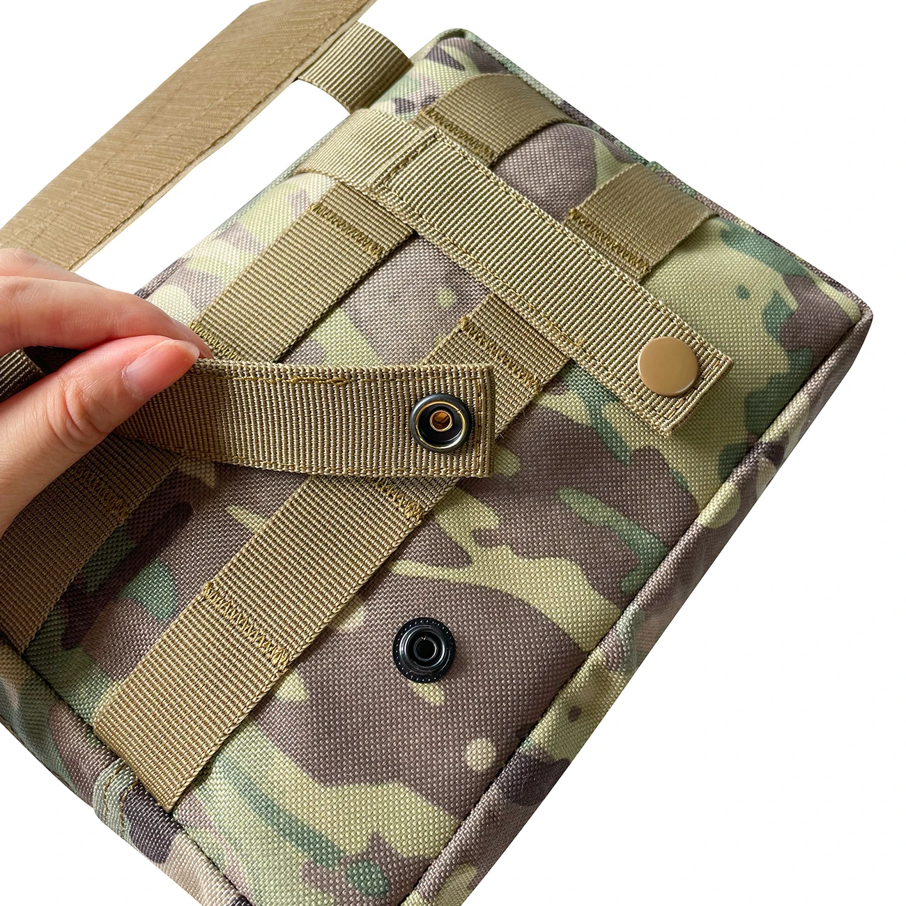 Bolsa expansión abdominal chaleco táctico – Cremallera con cuerda elástica - imagen 5