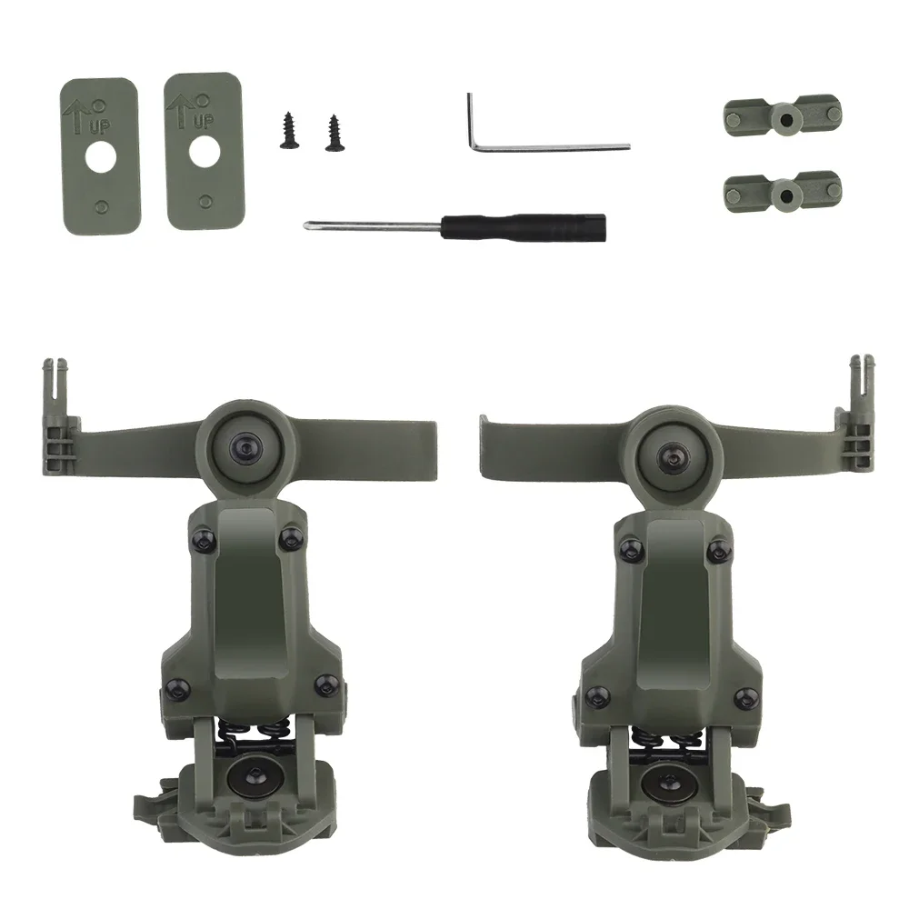 Adaptador de fijación lateral Wendy para casco táctico de audio - imagen 5