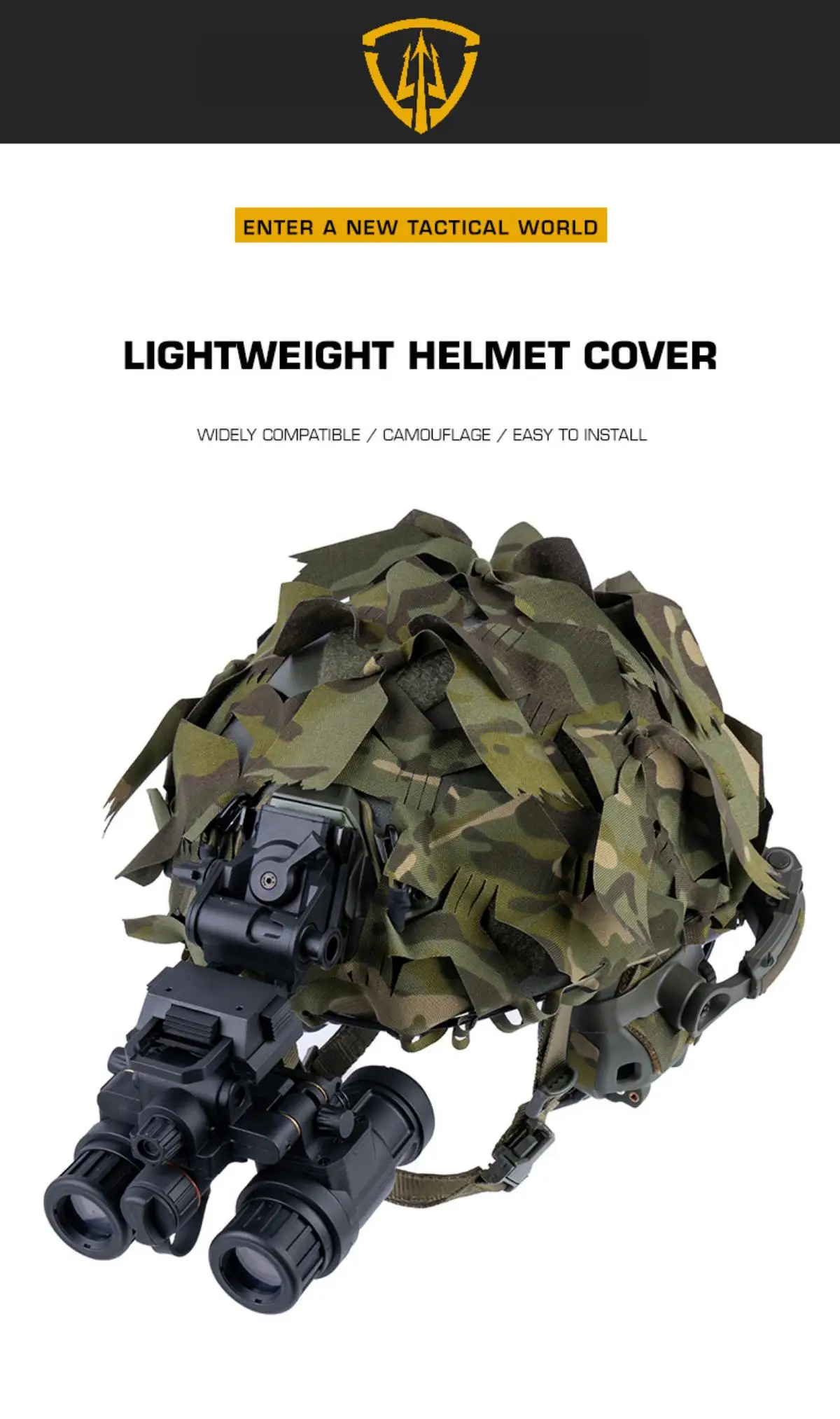 Funda táctica con camuflaje 3D