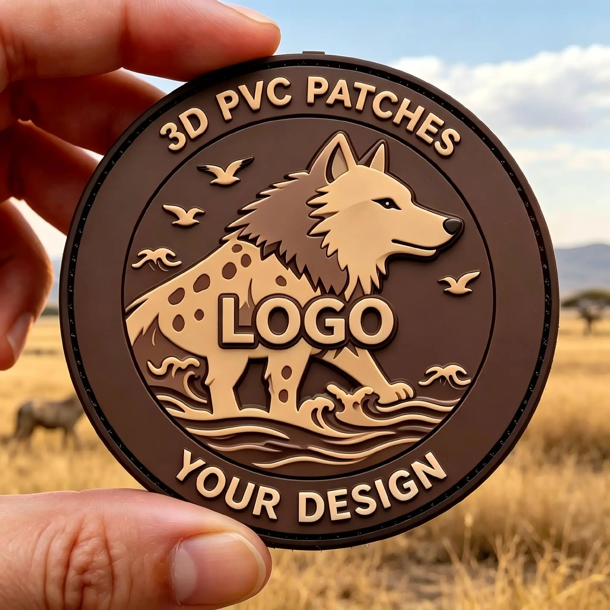 Parche termoadhesivo táctico PVC logotipo personalizado para ropa - imagen 4
